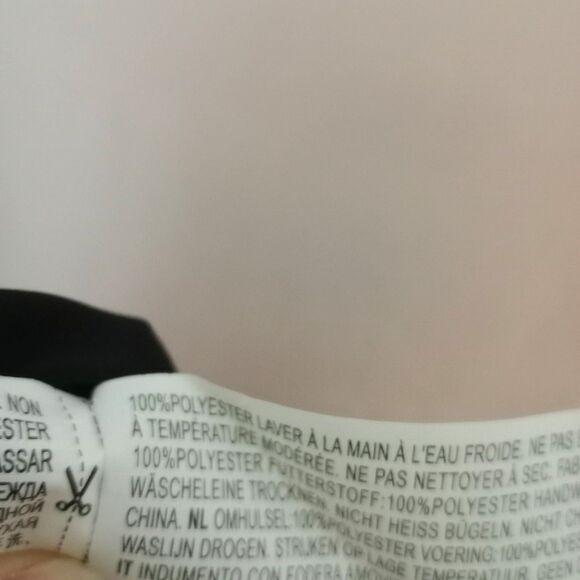 Forever 21 Paisley Sleeveless Mini Shift Tank Dress Lined Black/Tan Flowy Med - Picture 10 of 10